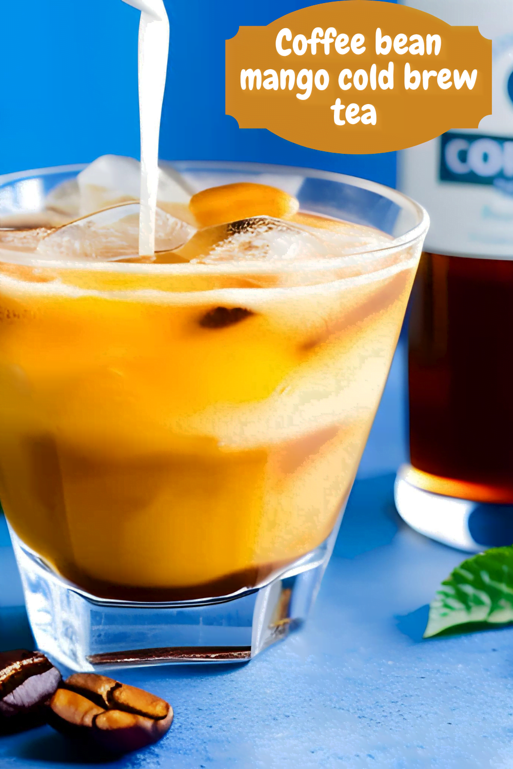 Coffee Bean Mango Cold Brew Tea Recipe Summer Day Refreshment Favorite