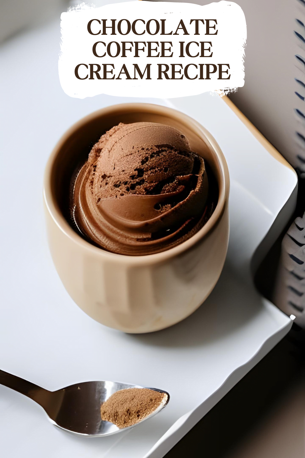 Chocolate coffee ice cream recipe