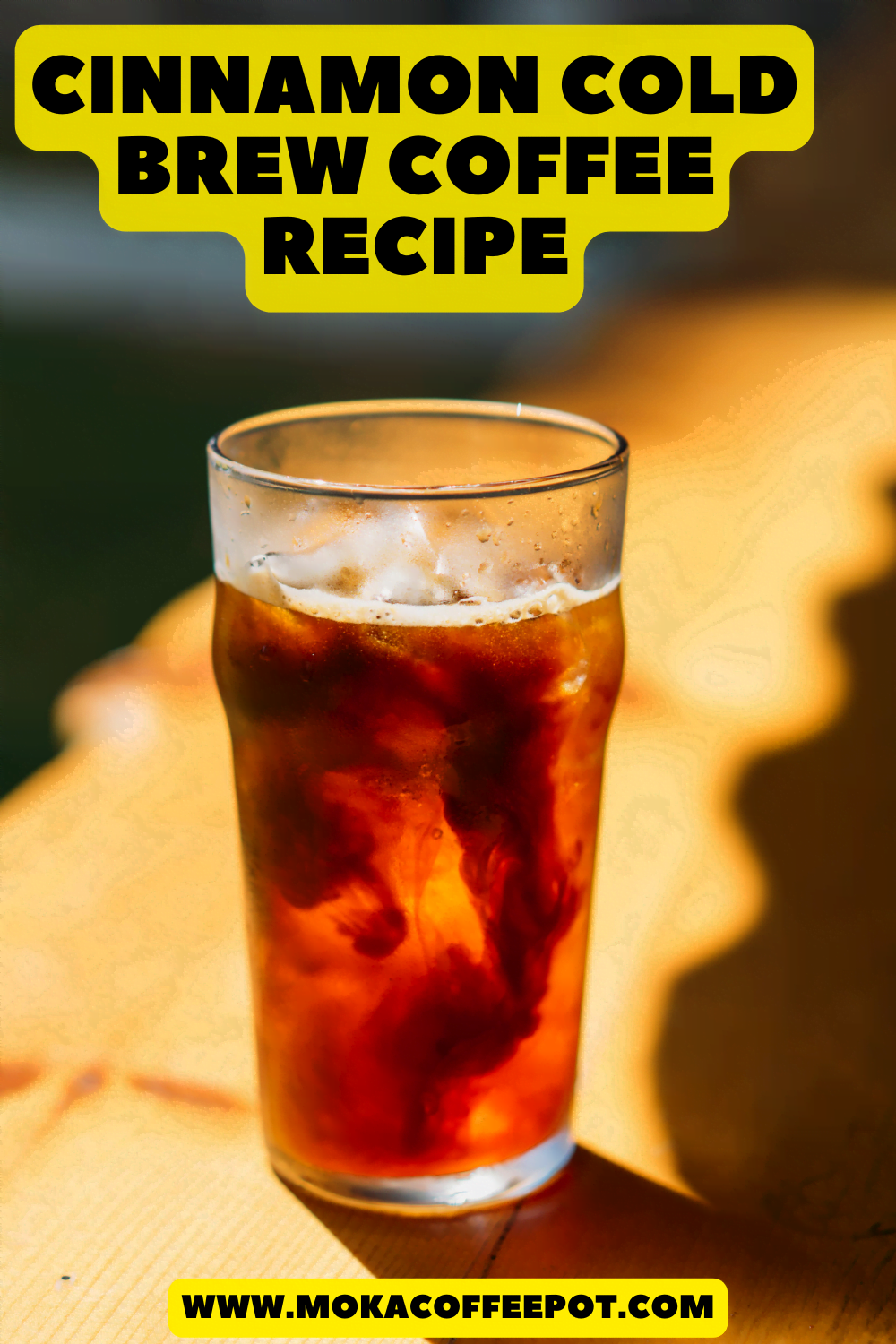 Cinnamon cold brew coffee recipe