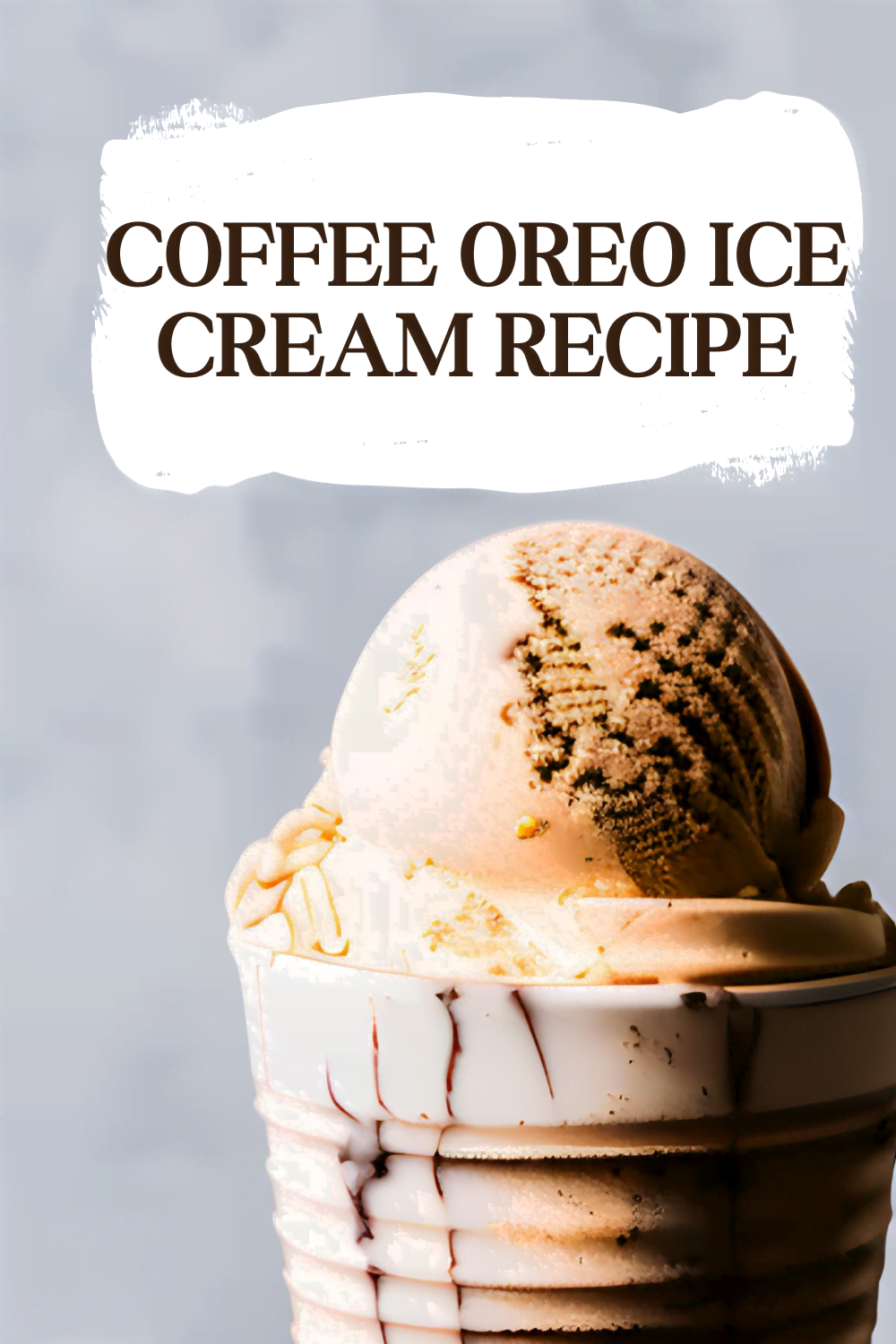 Coffee oreo ice cream recipe