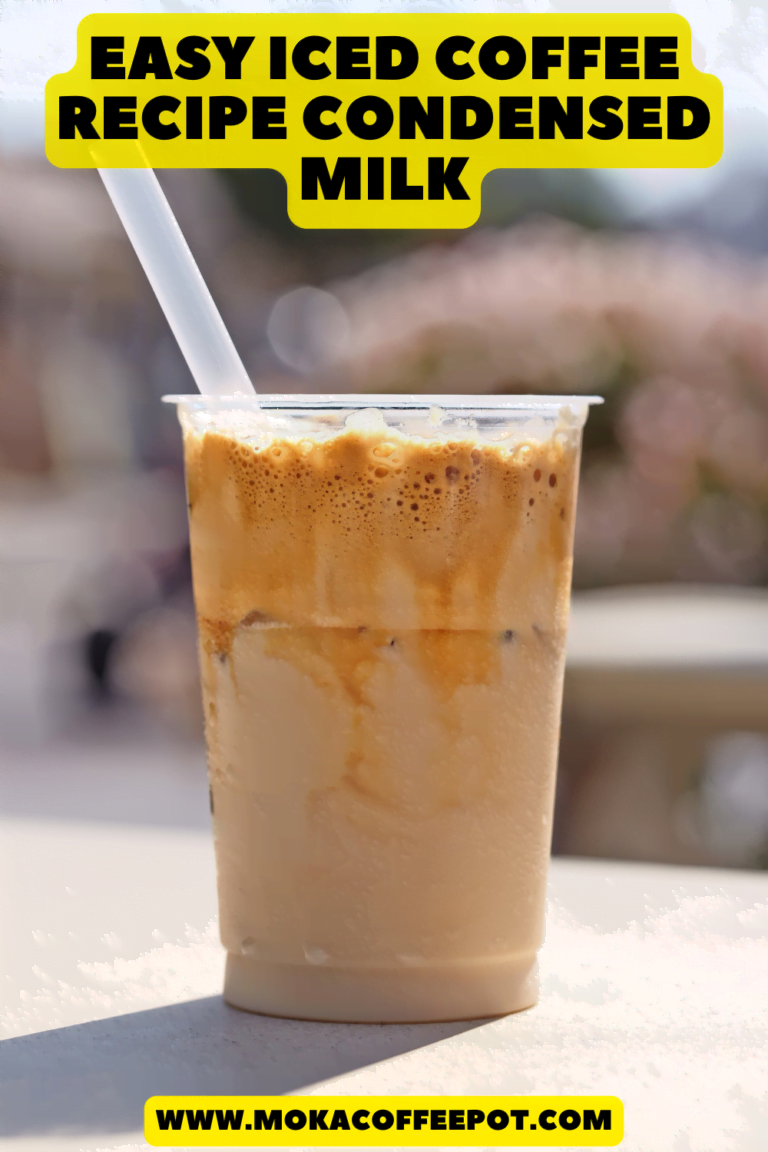 Easy iced coffee recipe condensed milk