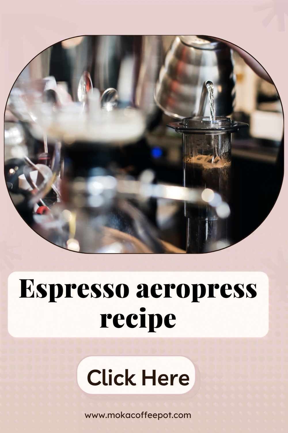 Espresso aeropress recipe