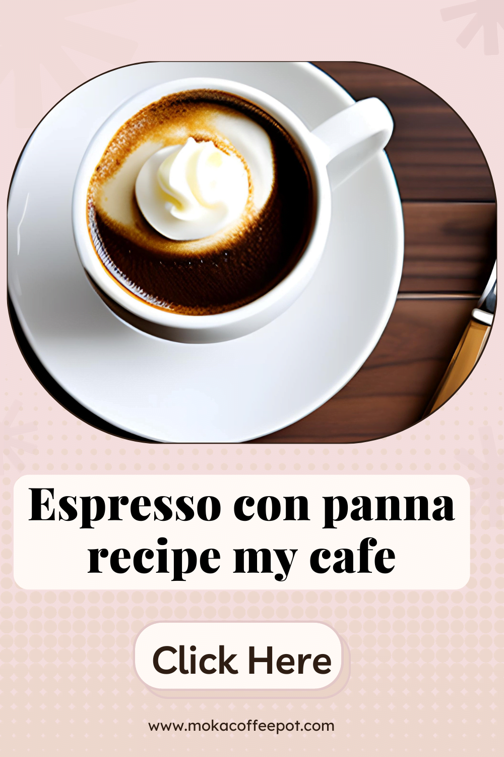 Espresso con panna recipe my cafe