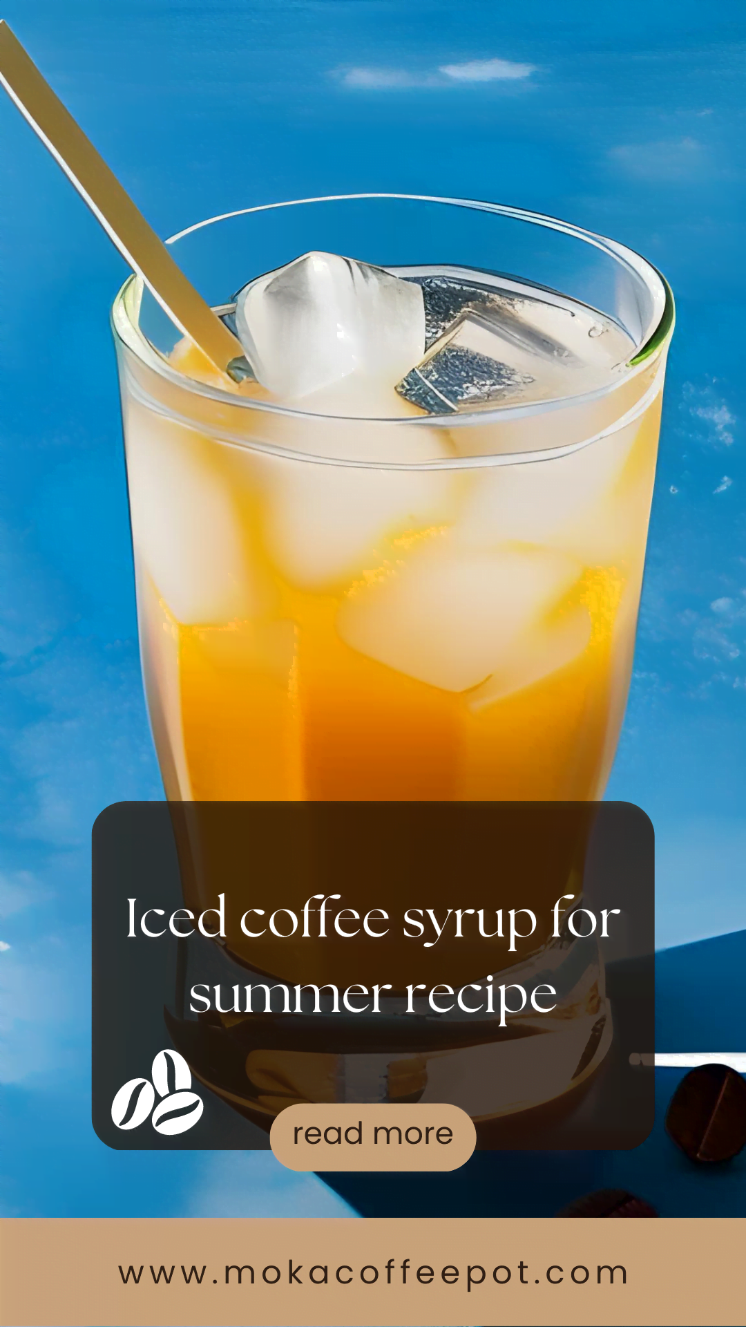 Iced coffee syrup for summer recipe