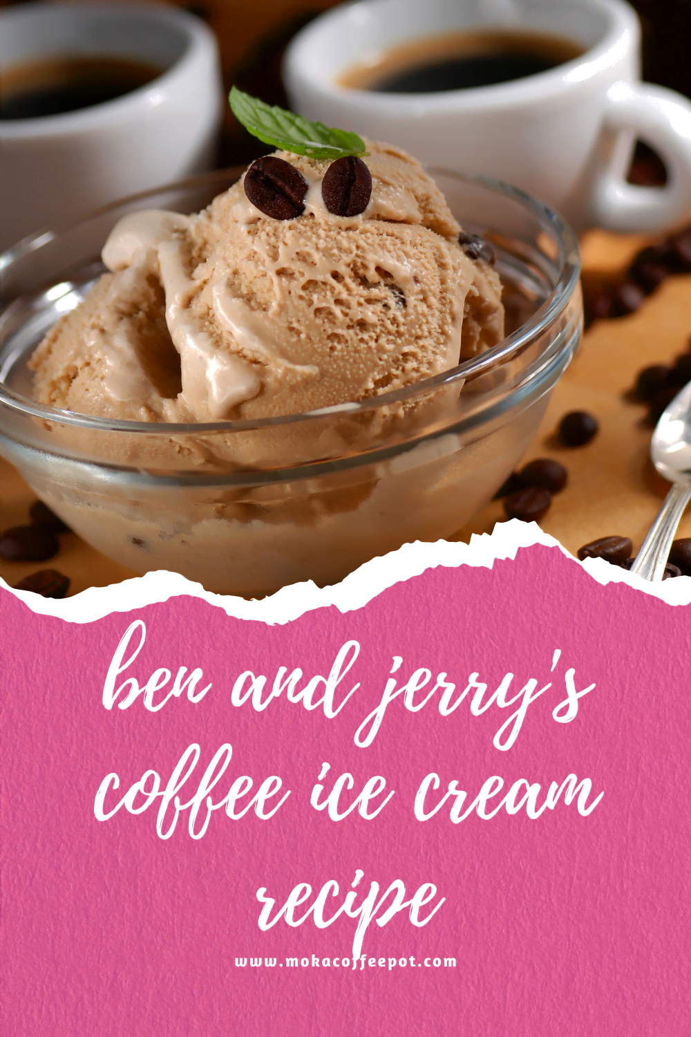 ben and jerry's coffee ice cream recipe