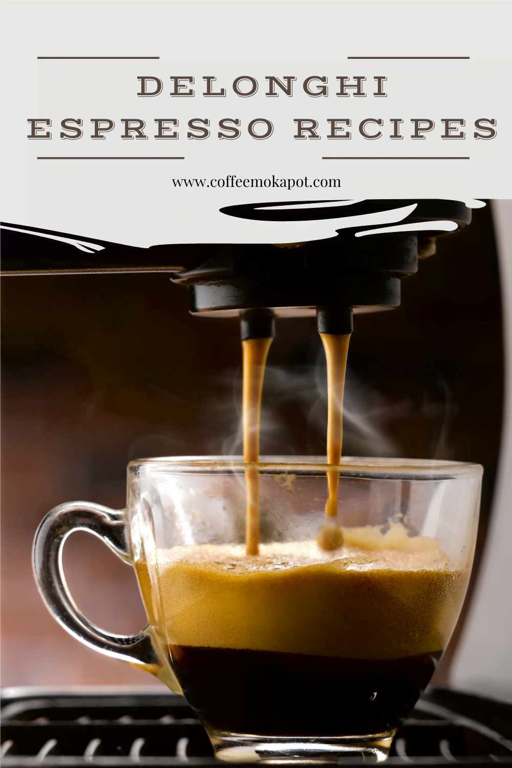 delonghi espresso recipes