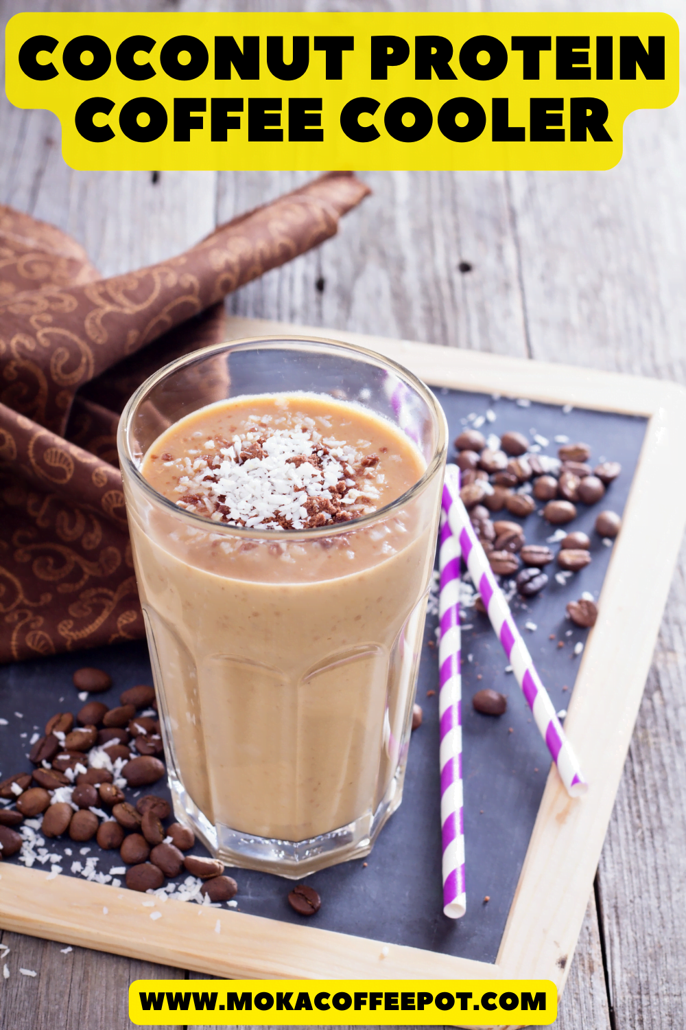 Coconut Protein Coffee Cooler