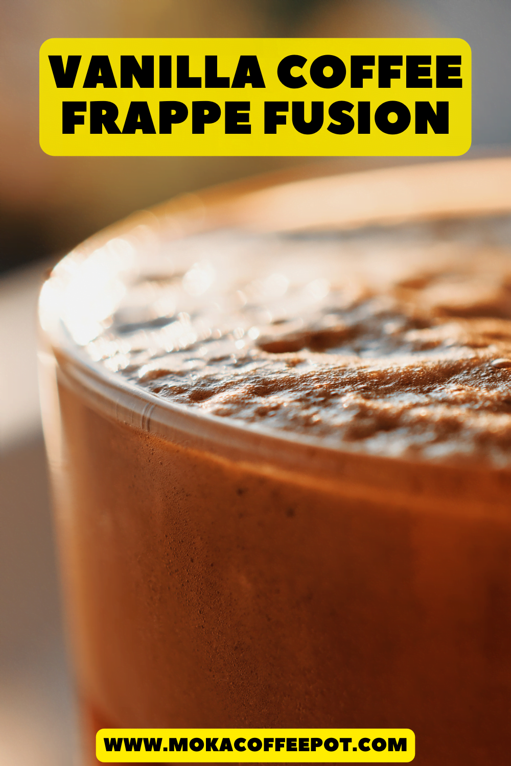 Vanilla Coffee Frappe Fusion