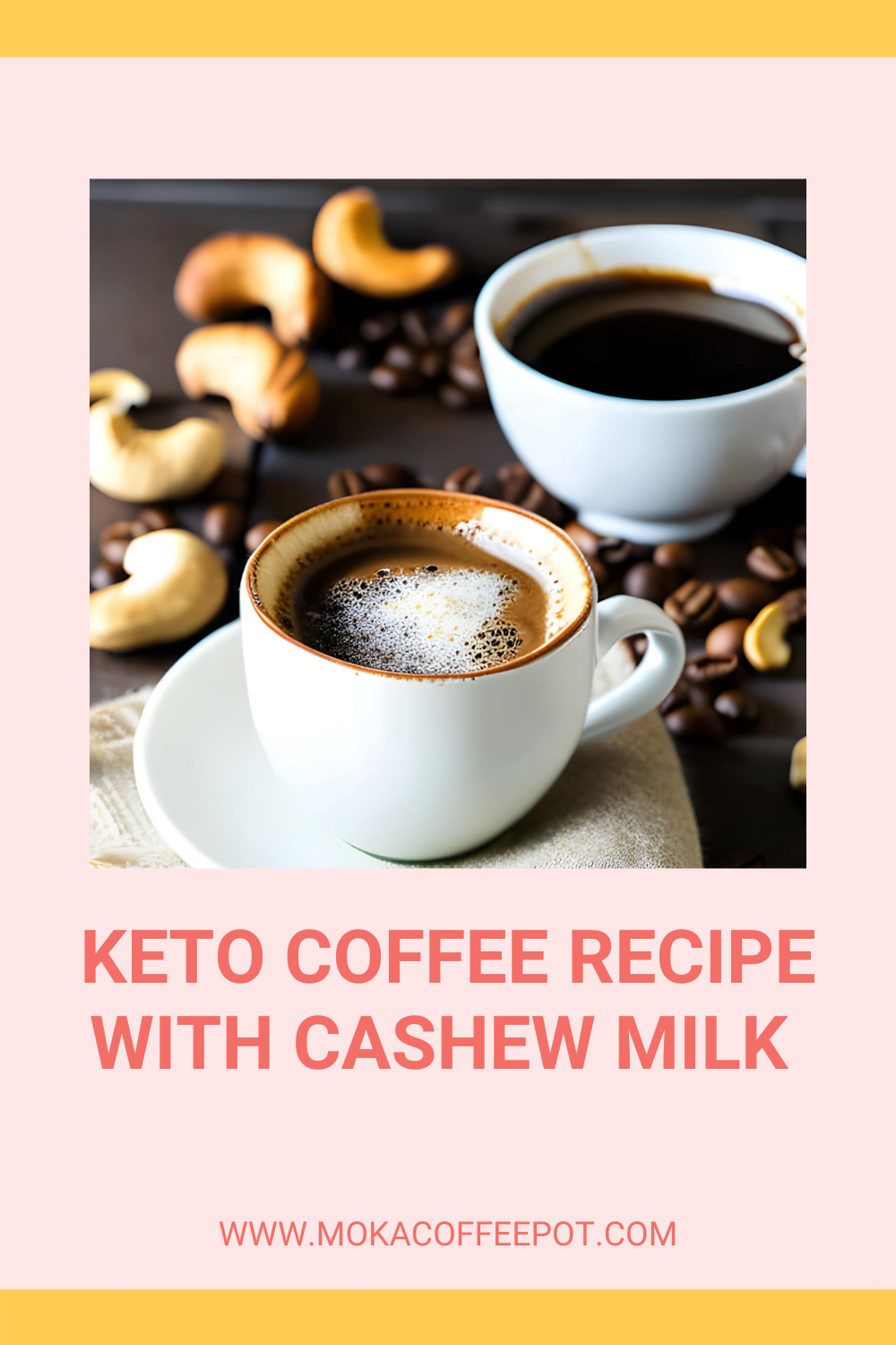 keto coffee recipe with cashew milk