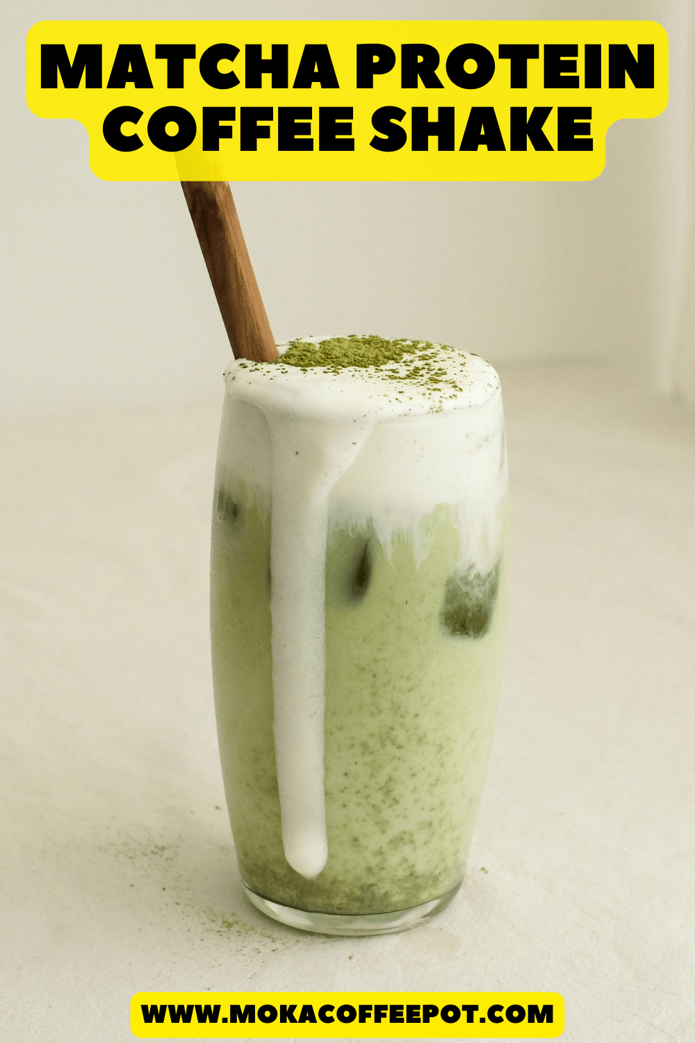 Matcha Protein Coffee Shake