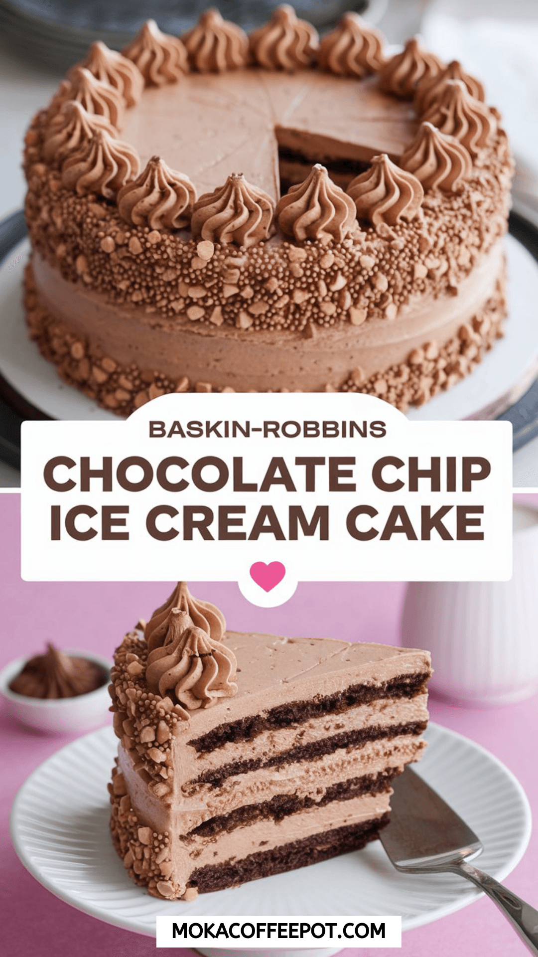 Baskin-Robbins Chocolate Chip Ice Cream Cake