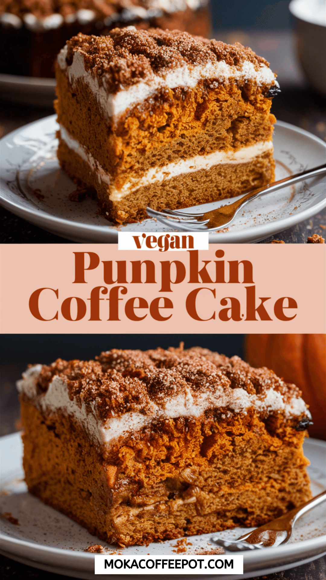 Vegan Pumpkin Coffee Cake